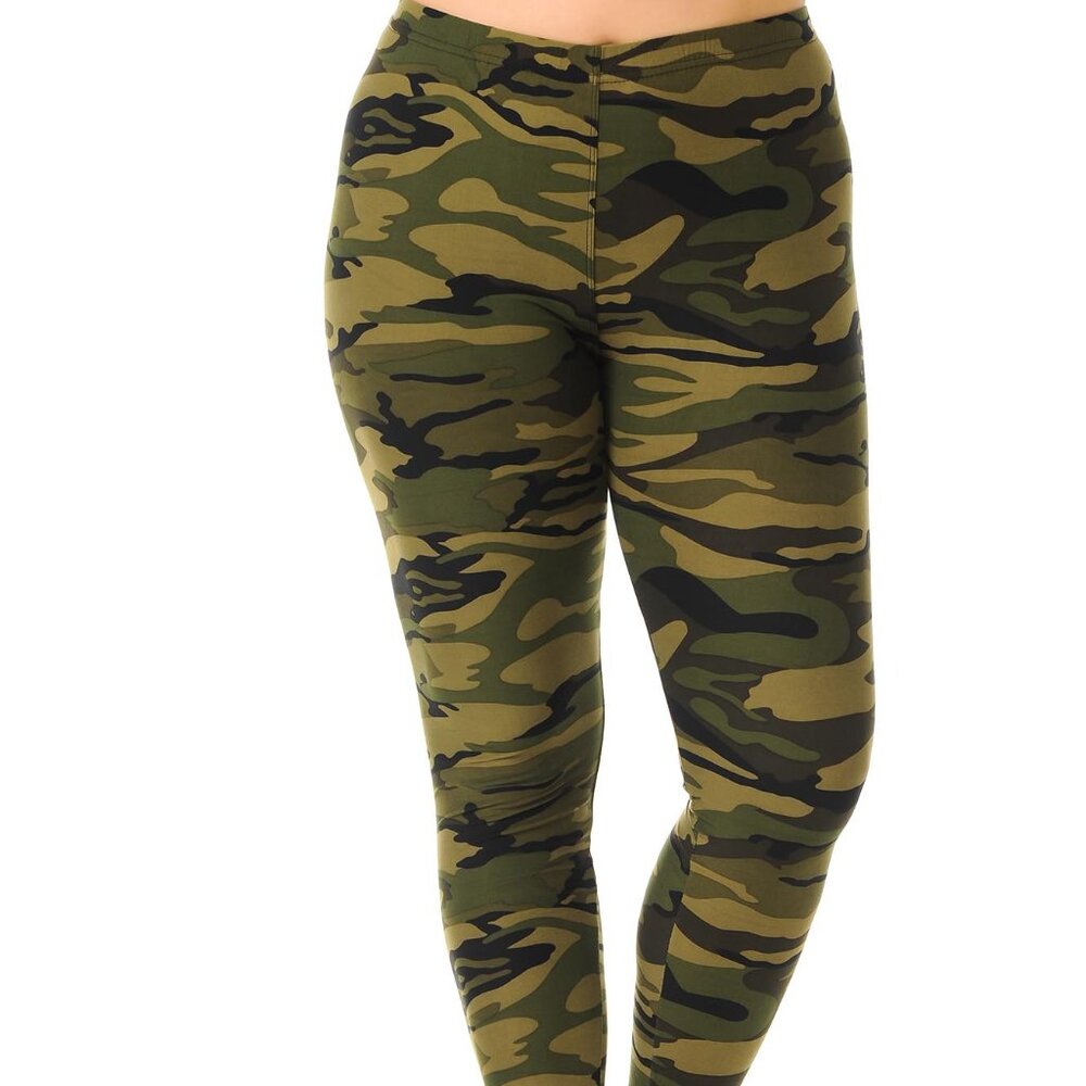 Camo Green Leggings